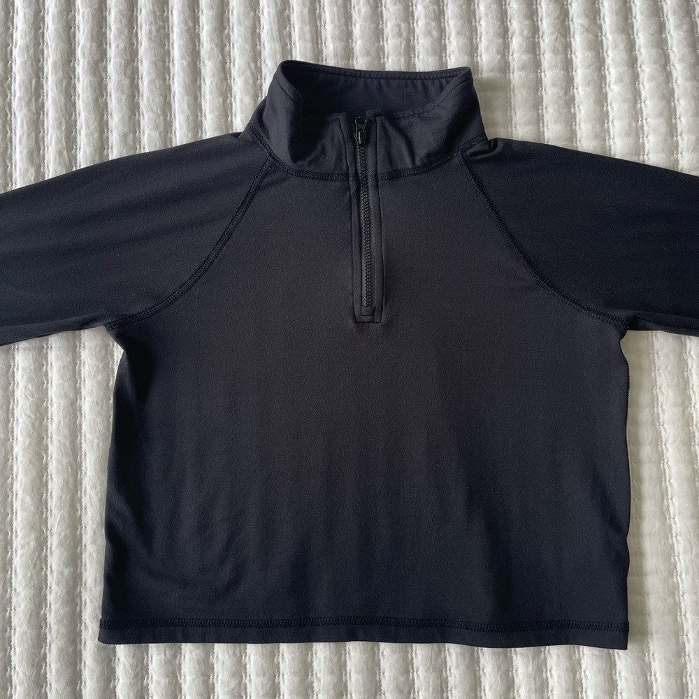 Crewcuts Black Kids Half-Zip Sweatshirt